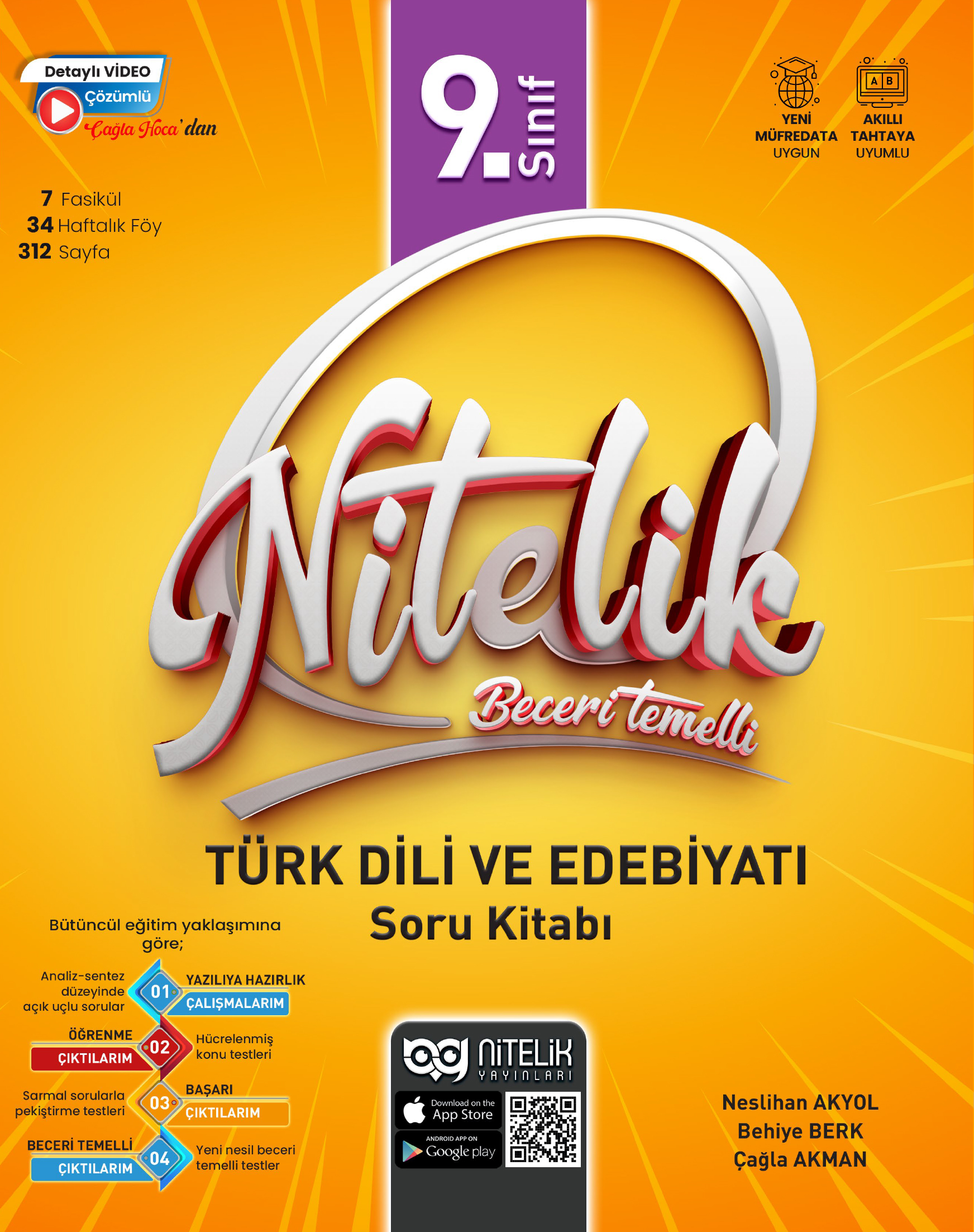 9. SINIF NİTELİK BECERİ TEMELLİ TÜRK DİLİ VE EDEBİYATI SORU KİTABI